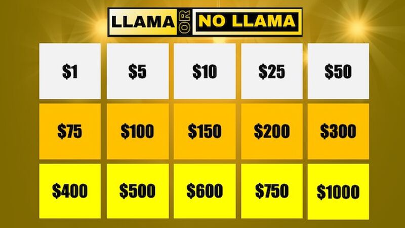 Llama or No Llama